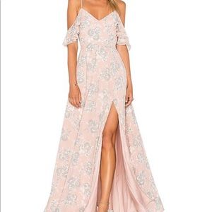 Lovers + Friends Taylor Floral Gown-size 2